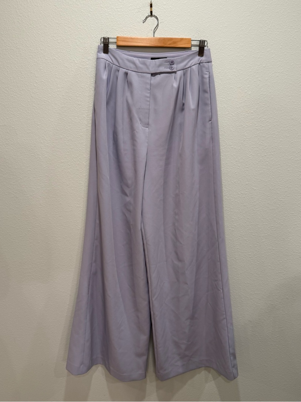 Express Lavender Wide-Leg Trousers